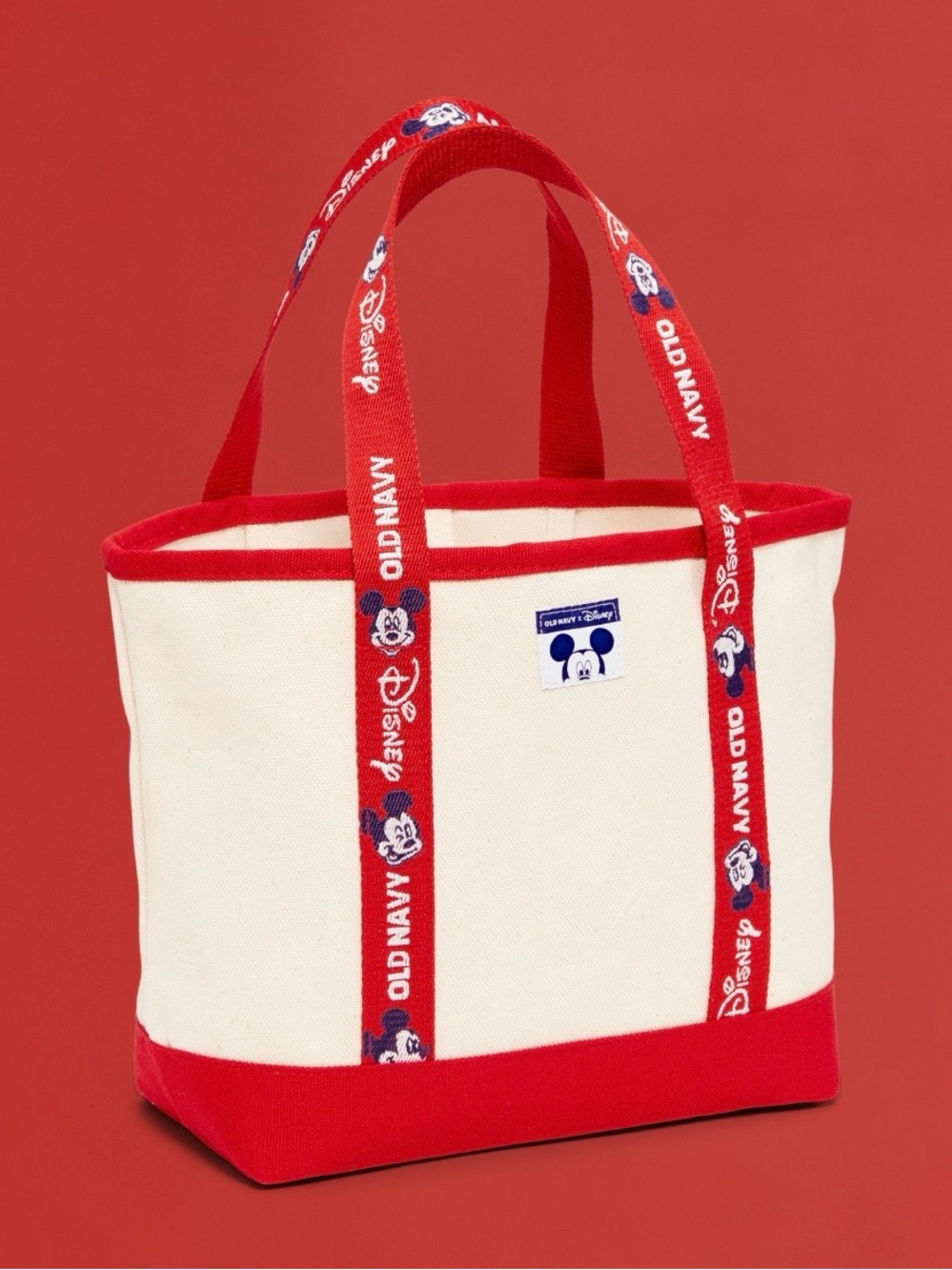 NWT Limited Edition OLD NAVY × Disney Small Tote Bag Sea Salt Color